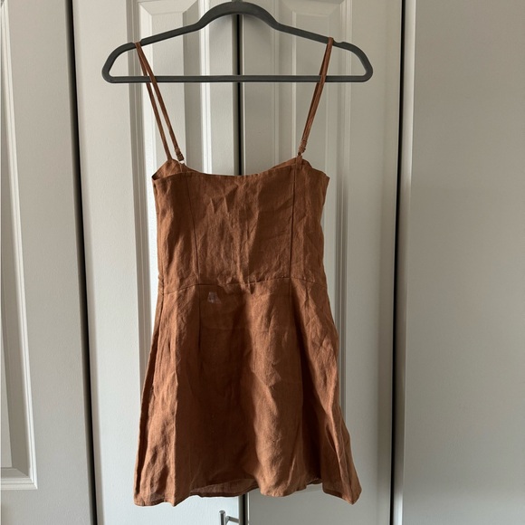 Linen Cutout Dress - Picture 3 of 3